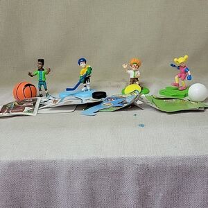 1994 BURGER KING KIDS CLUB SPORTS ALL-STAR ACTION FIGURES LOT OF 4